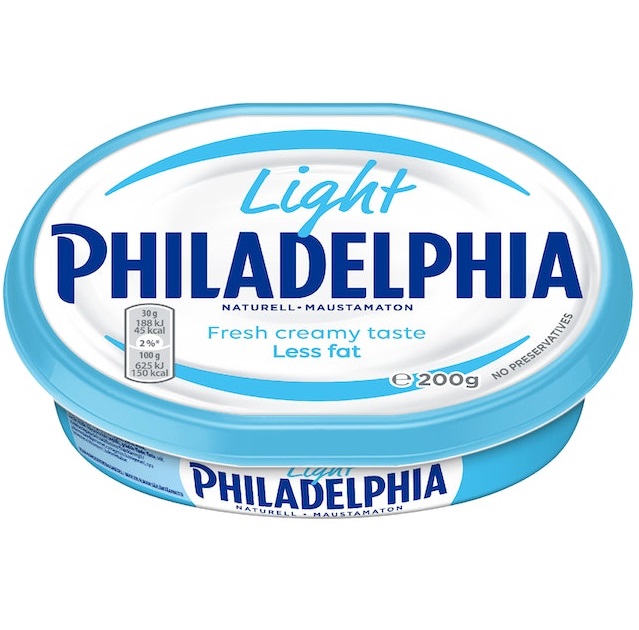 Philadelphia tuorejuusto light original 11% 200g 